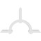 Ekena Millwork Ericson Architectural Grade PVC Gable Bracket, 96"W x 60"H x 4"D x 6"F, 15/12 Pitch GBP096X60X0406ERI00 - alternate 4